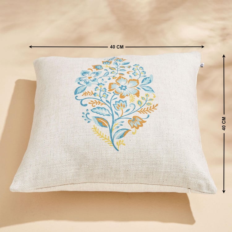 Mellow Bering Set of 2 Printed Cushion Covers - 40x40cm