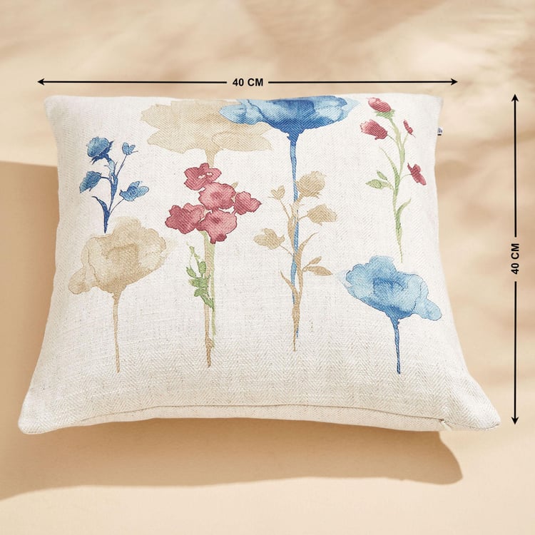 Mellow Breeze Set of 2 Printed Cushion Covers - 40x40cm