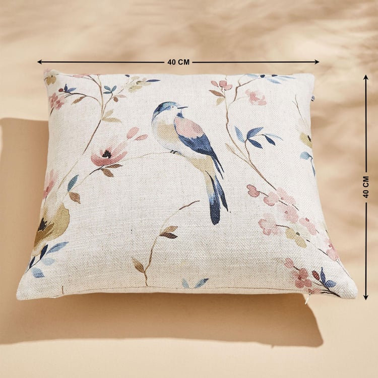 Mellow Elm Set of 2 Printed Cushion Covers - 40x40cm