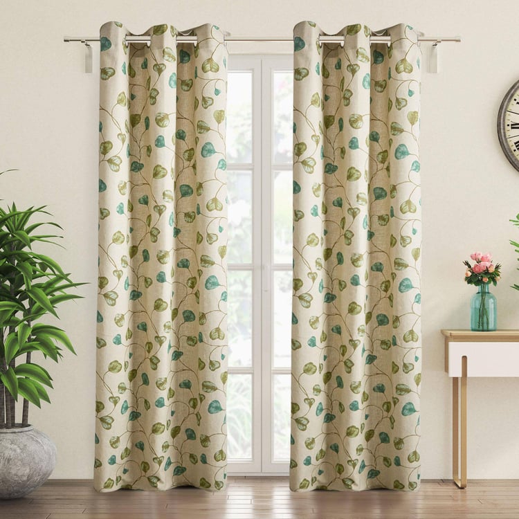 Mellow Syre 1Pc Printed Light Filtering Door Curtain