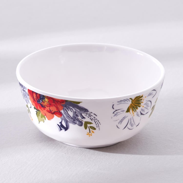 Meadows Theme Farah Melamine Floral Printed Bowl - 250ml