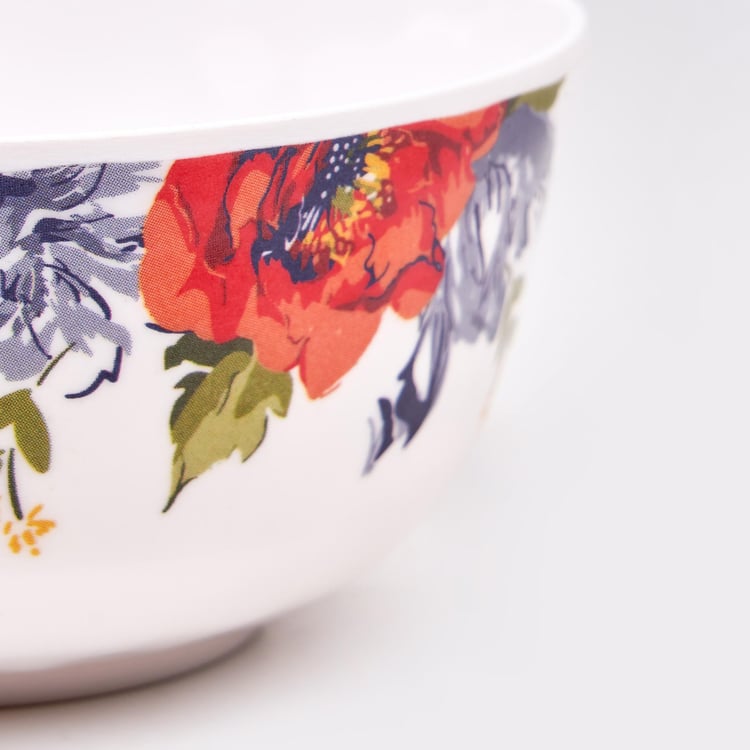 Meadows Theme Farah Melamine Floral Printed Bowl - 250ml