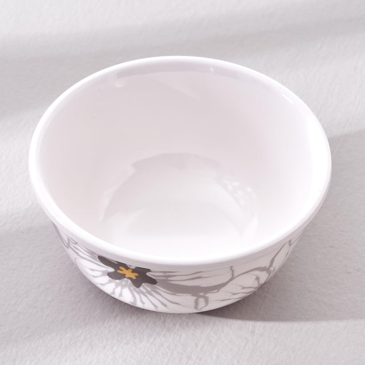 Meadows Theme Monochrome Melamine Veg Bowl - 230ml