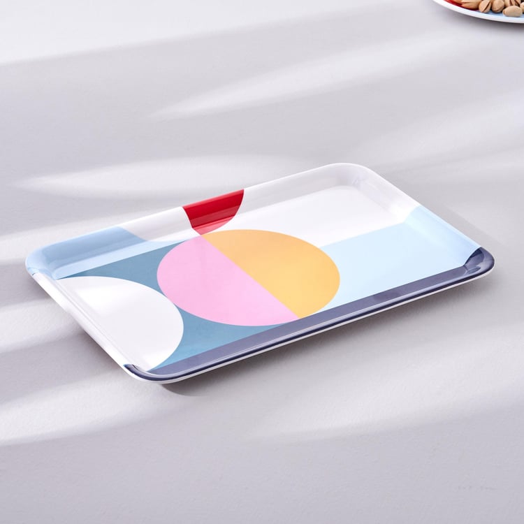 Meadows Theme Rhapsody Melamine Serving Tray - 30x19.5cm