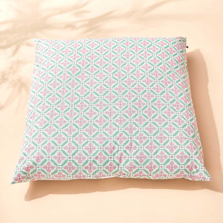 Ebony Grace Set of 2 Printed Filled Cushions - 65x65cm