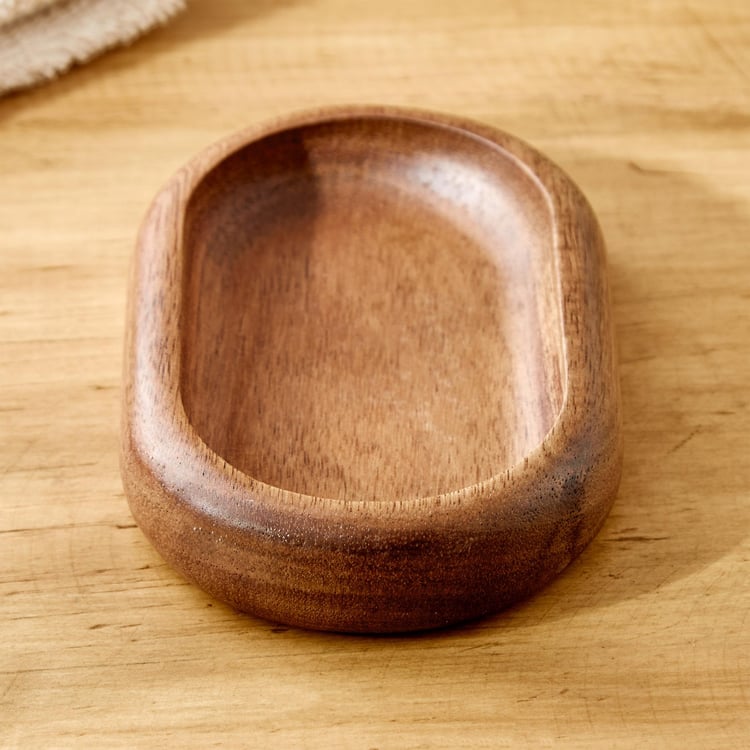 Noelle Natural Wooden Soap Dish