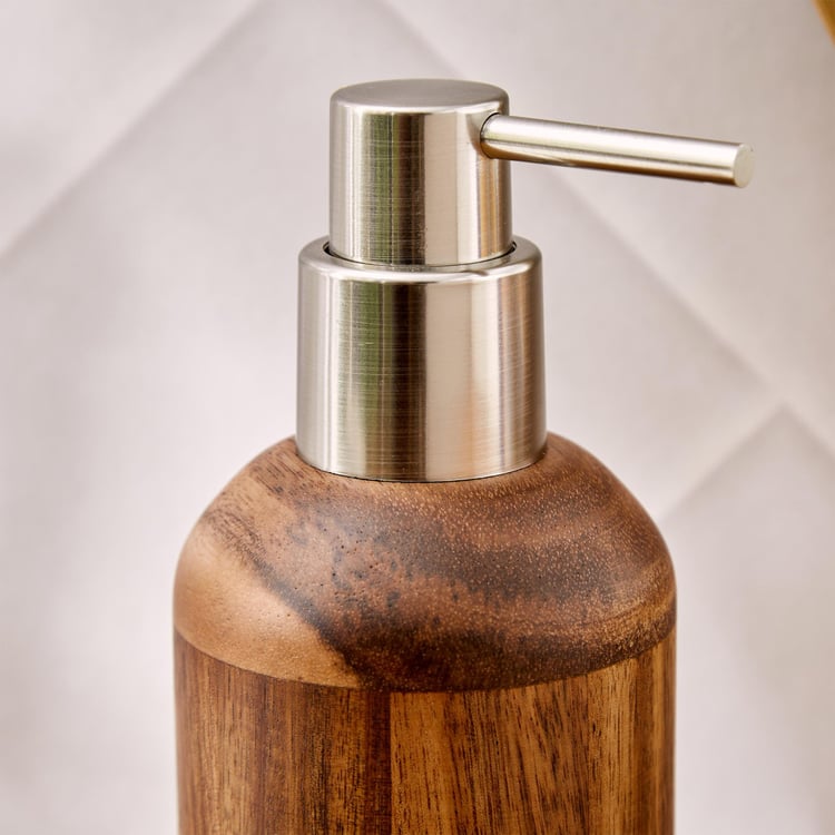 Noelle Natural Wooden Soap Dispenser - 150ml