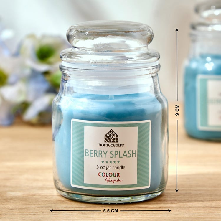 Colour Refresh Set of 2 Blueberry Scented Yankee Jar Candles