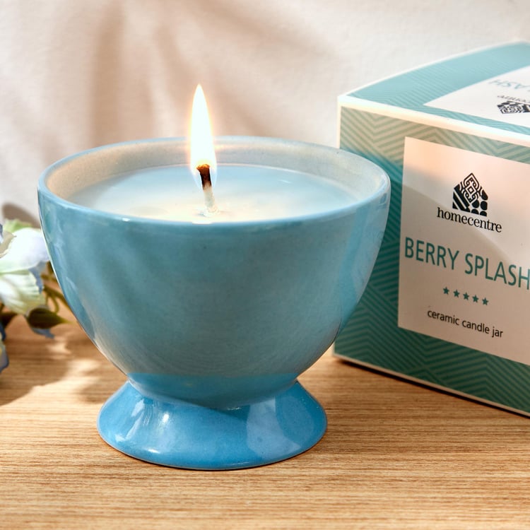 Colour Refresh Blueberry Scented Jar Candle