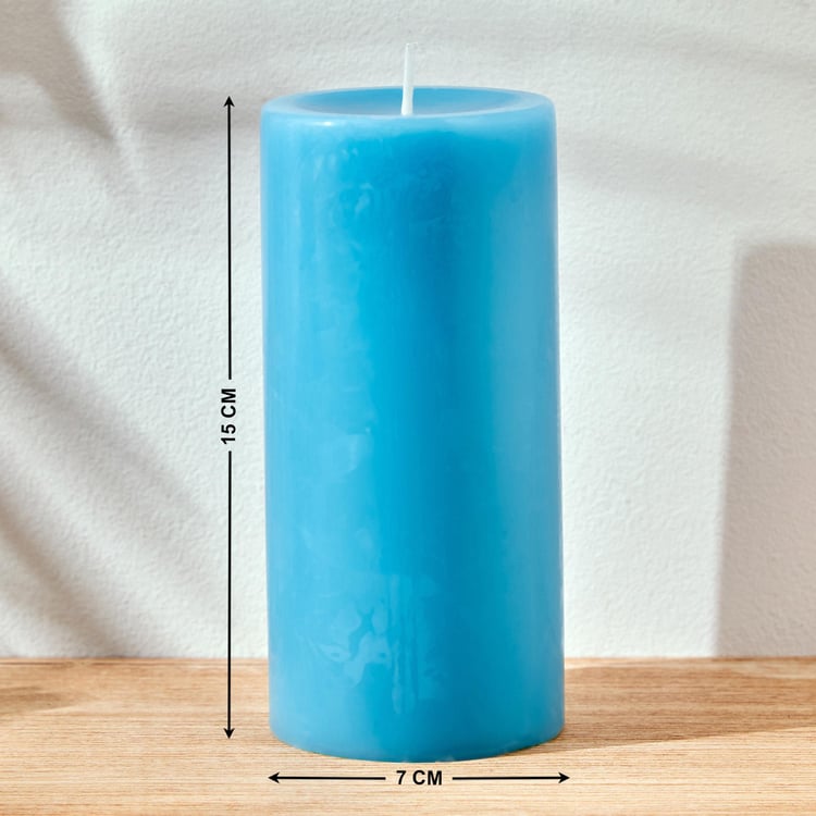 Colour Refresh Blueberry Scented Pillar Candle