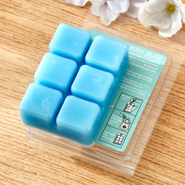 Colour Refresh Set of 6 Blueberry Scented Wax Melts