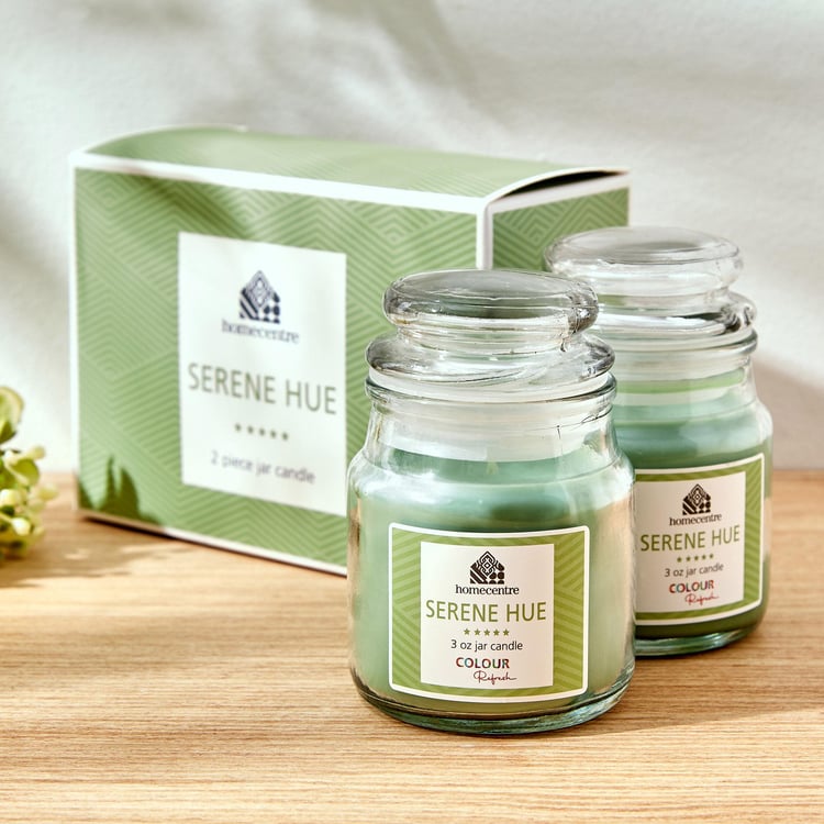 Colour Refresh Set of 2 Sea Breeze Jar Candles