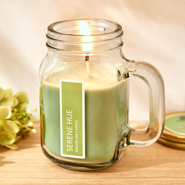 Colour Refresh Sea Breeze Scented Mason Jar Candle