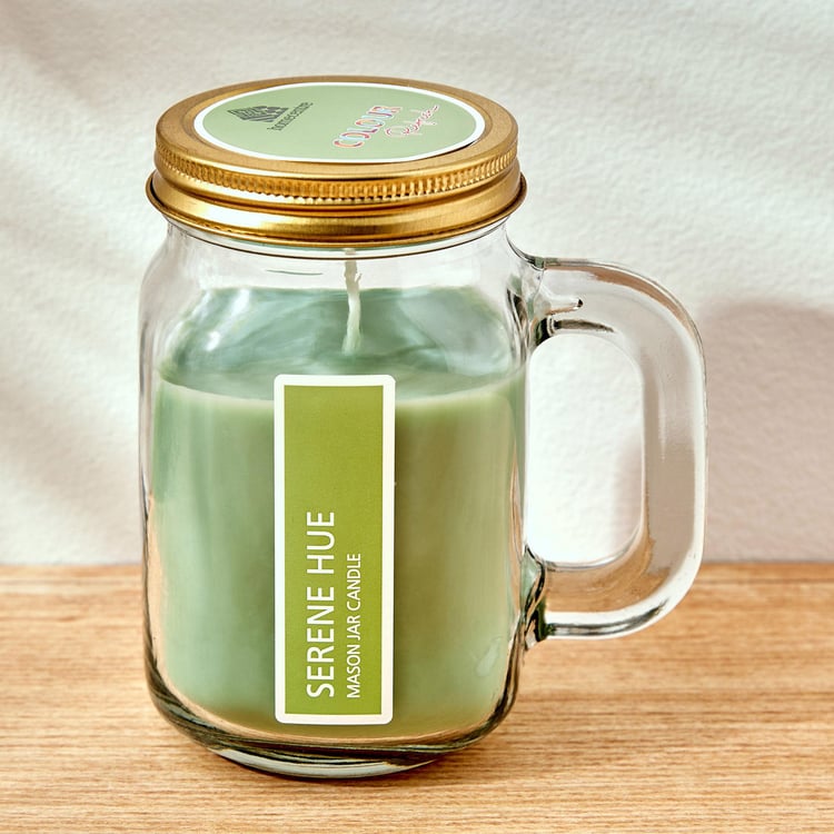 Colour Refresh Sea Breeze Scented Mason Jar Candle