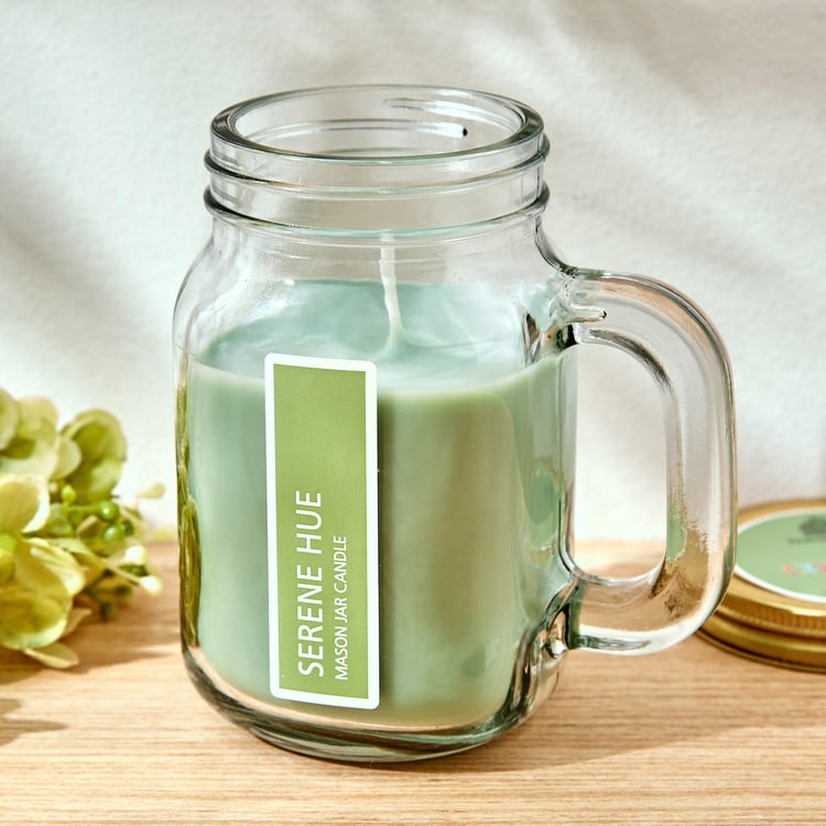 Colour Refresh Sea Breeze Scented Mason Jar Candle