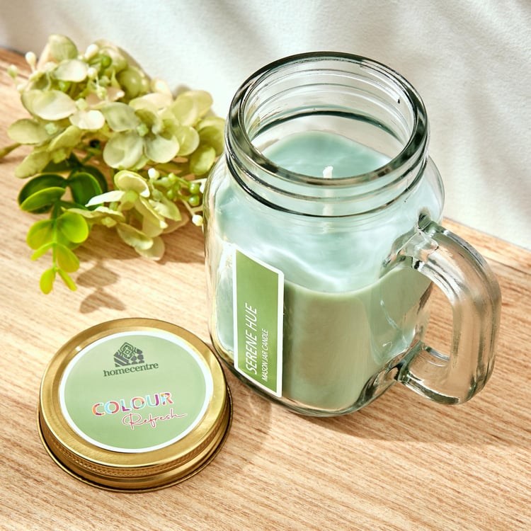 Colour Refresh Sea Breeze Scented Mason Jar Candle