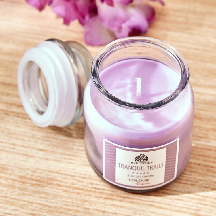 Colour Refresh Set of 2 Lavender Scented Jar Candles