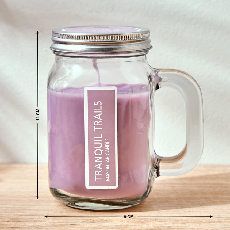 Colour Refresh Lavender Scented Jar Candle