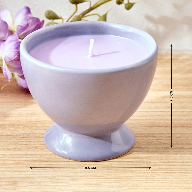 Colour Refresh Lavender Scented Jar Candle