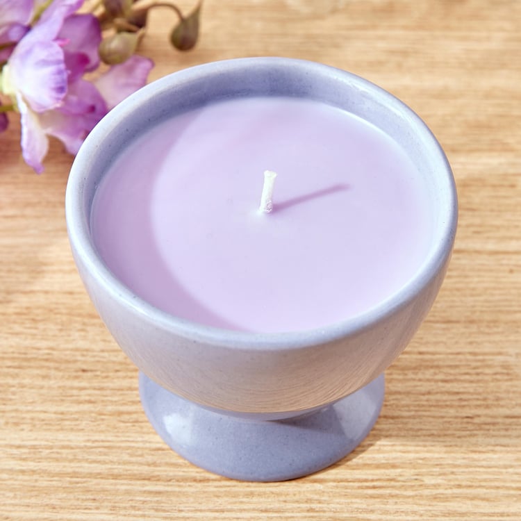 Colour Refresh Lavender Scented Jar Candle