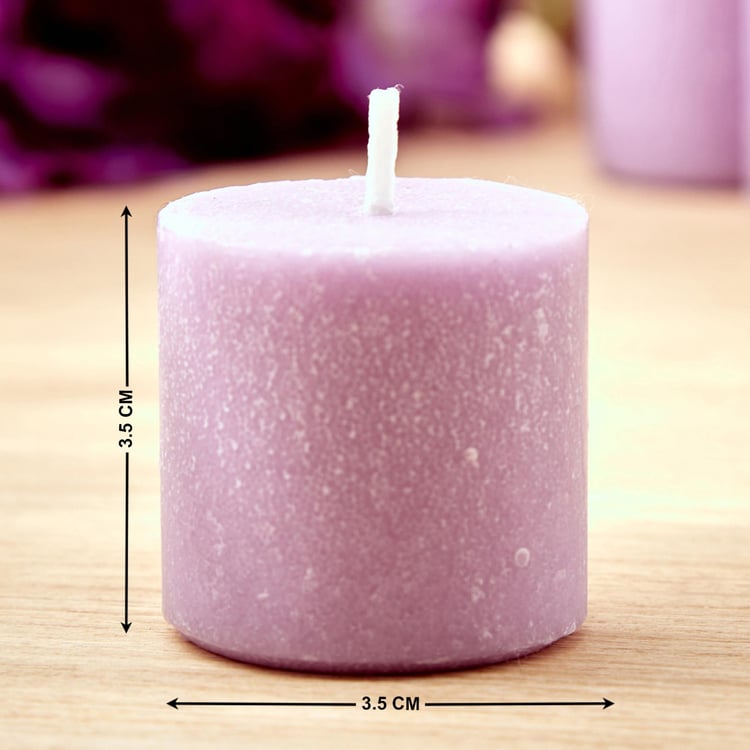 Colour Refresh Set of 6 Lavender Votive Candles