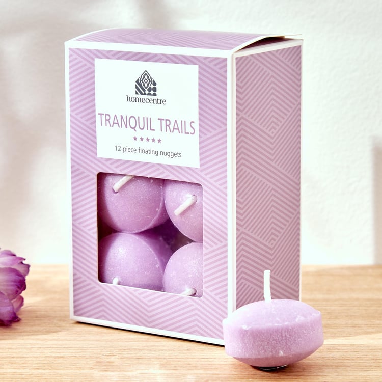 Colour Refresh Set of 12 Lavender Scented Floating Nuggets