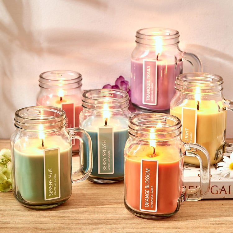 Colour Refresh Mandarin Scented Jar Candle