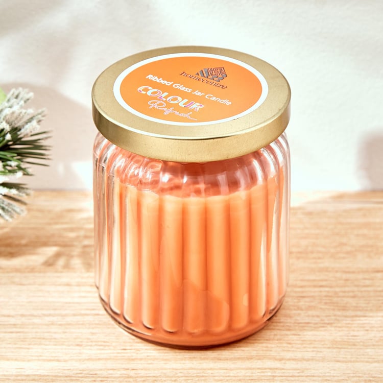 Colour Refresh Mandarin Scented Jar Candles