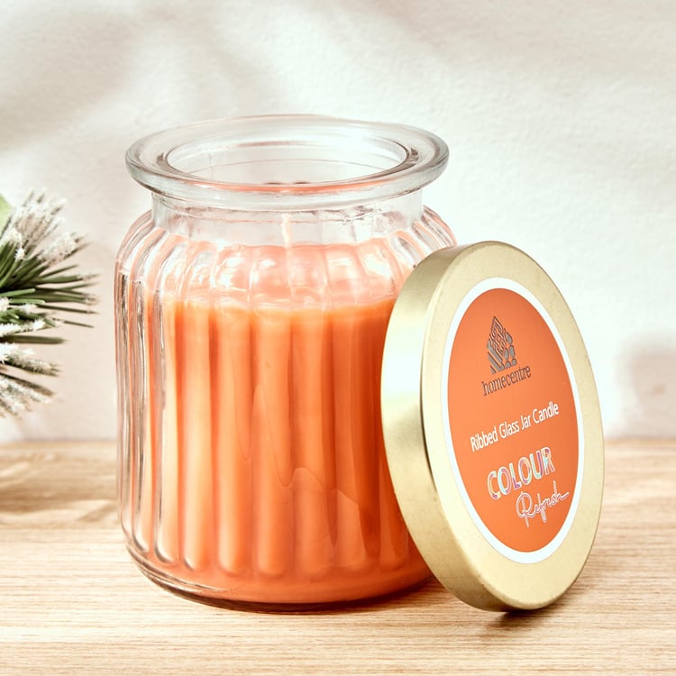 Colour Refresh Mandarin Scented Jar Candles