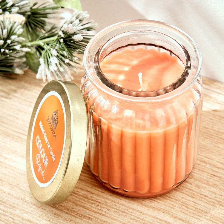 Colour Refresh Mandarin Scented Jar Candles