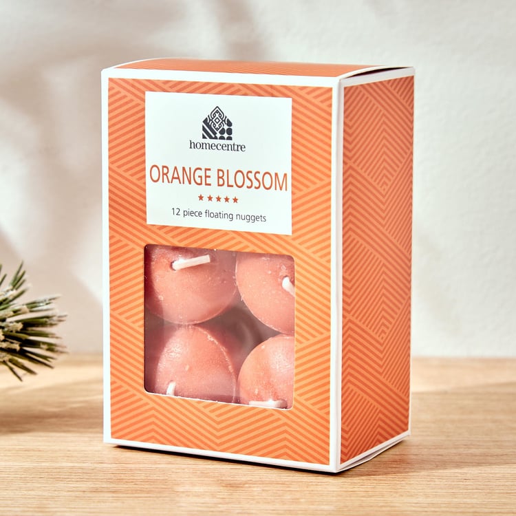 Colour Refresh Set of 12 Mandarin Scented Floating Nuggets