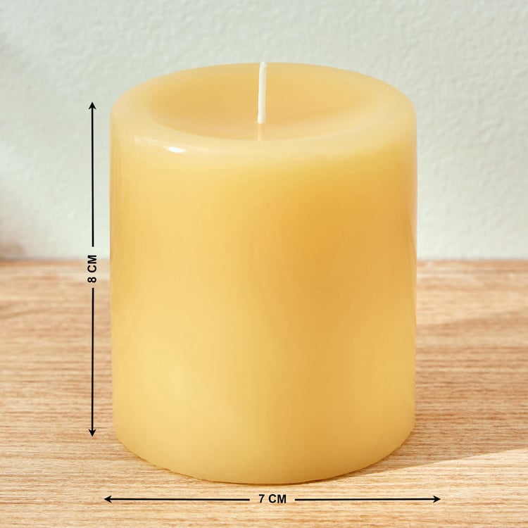 Colour Refresh Lime Scented Pillar Candle