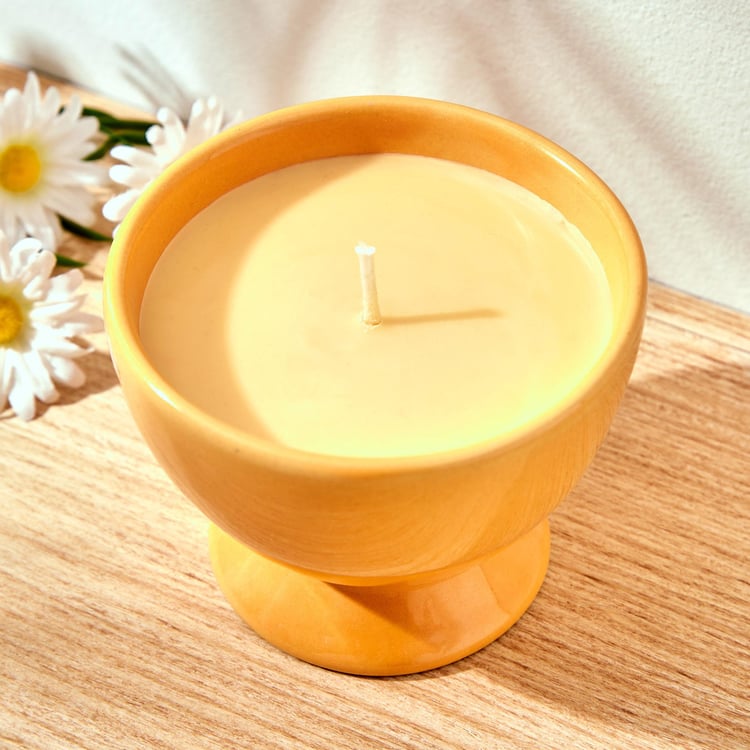 Colour Refresh Lemon Grass Scented Jar Candle