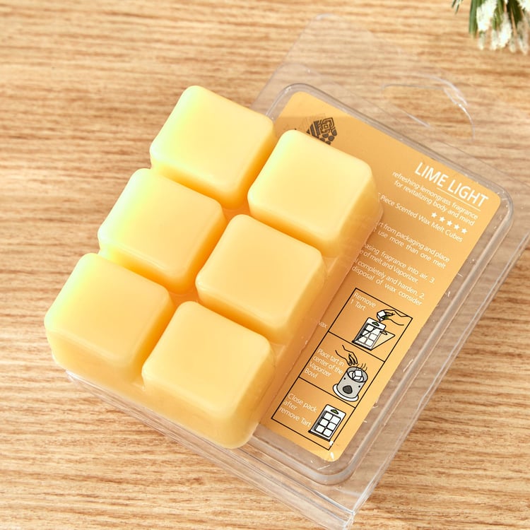 Colour Refresh Set of 6 Lemongrass Scented Wax Melts