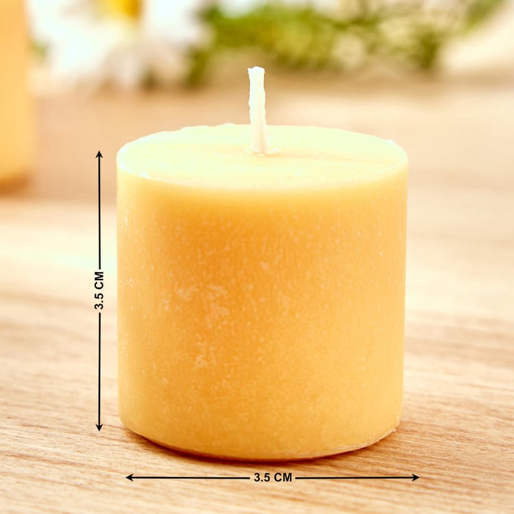 Colour Refresh Set of 6 Lemon Grass Scented Votive Candles