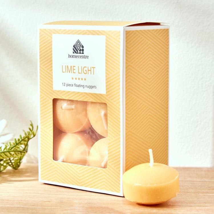 Colour Refresh Set of 12 Lemon Grass Scented Floating Nuggets
