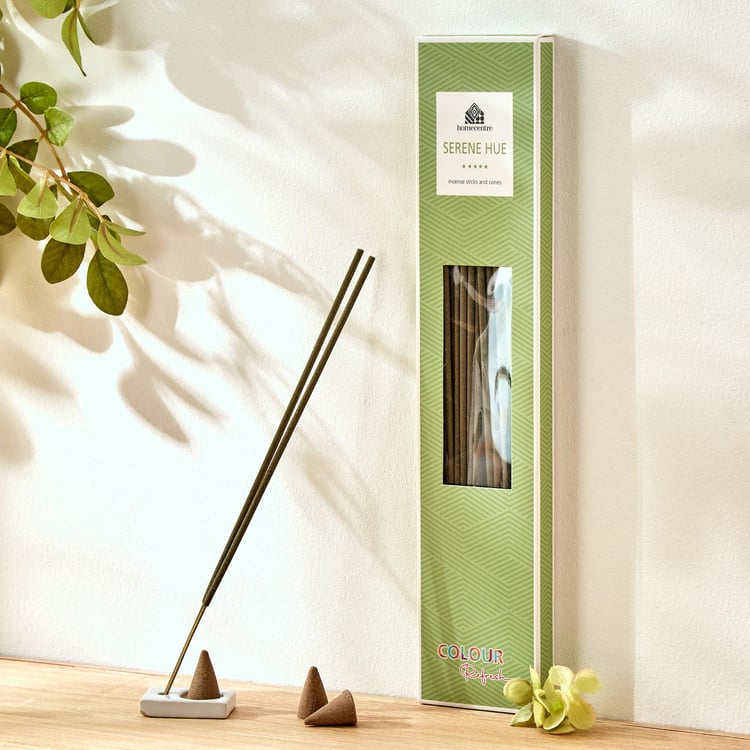 Colour Refresh 31Pcs Sea Breeze Incense Sticks Set with Holder