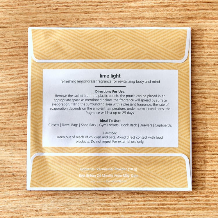 Colour Refresh Set of 3 Lemongrass Fragrance Sachets - 10g