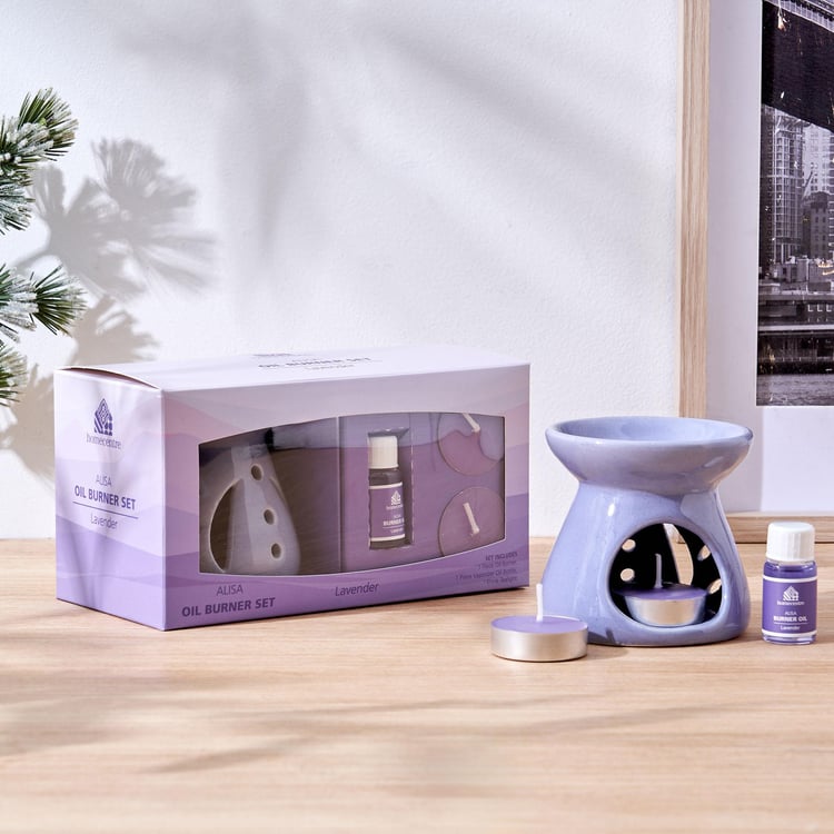 Alisa Ceramic Set of 4 Lavender Burner Set