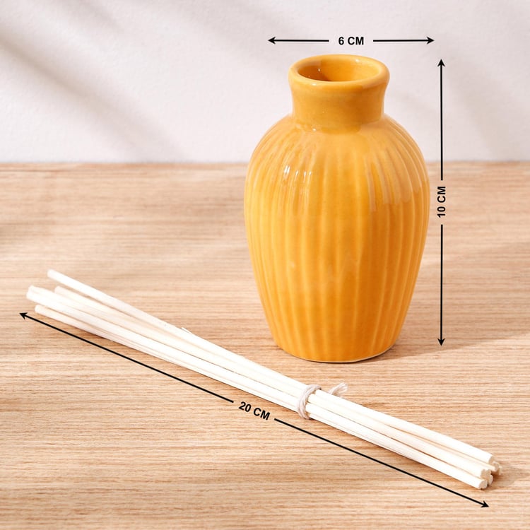 Alisa Ceramic Citrus Reed Diffuser Set