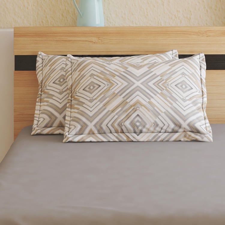 Rhapsody Burst Set of 2 Printed Pillow Covers - 70x45cm