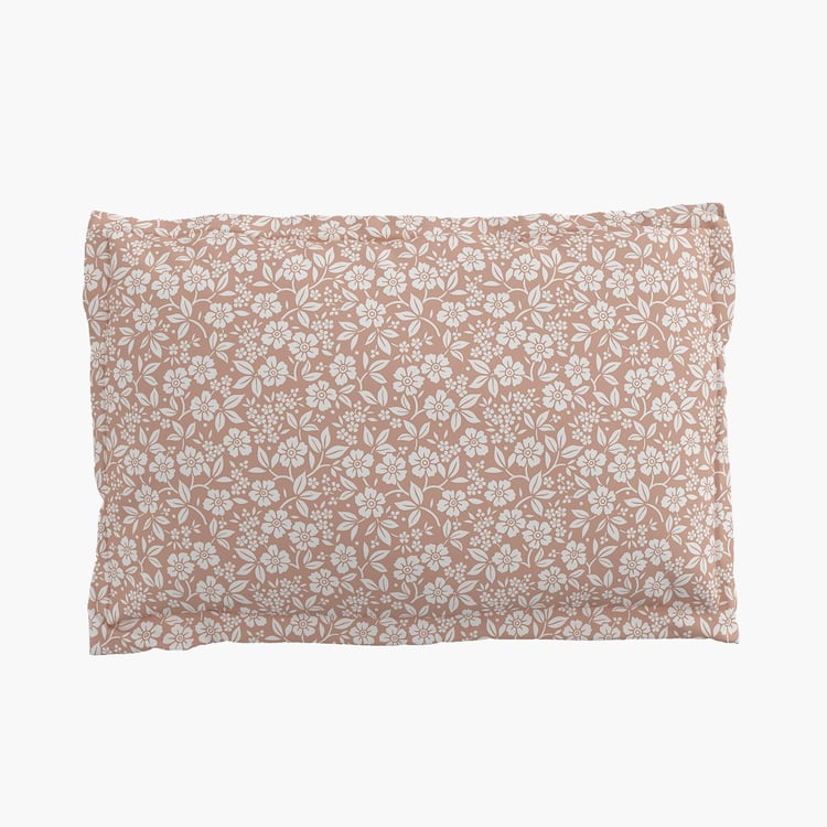 Rhapsody Burro Set of 2 Floral Print Pillow Covers - 70x45cm