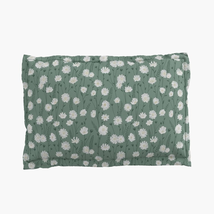 Rhapsody Snap Set of 2 Floral Print Pillow Covers - 70x45cm