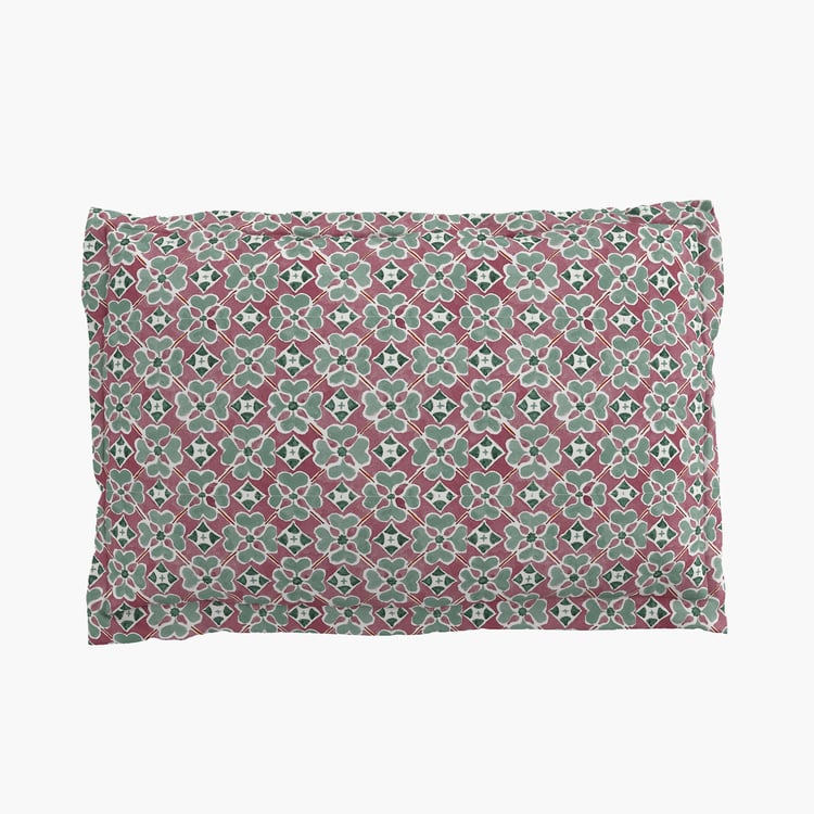 Rhapsody Meryl Set of 2 Floral Print Pillow Covers - 70x45cm