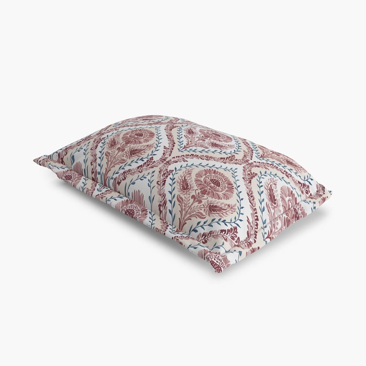 Rhapsody Cor Set of 2 Floral Print Pillow Covers - 70x45cm