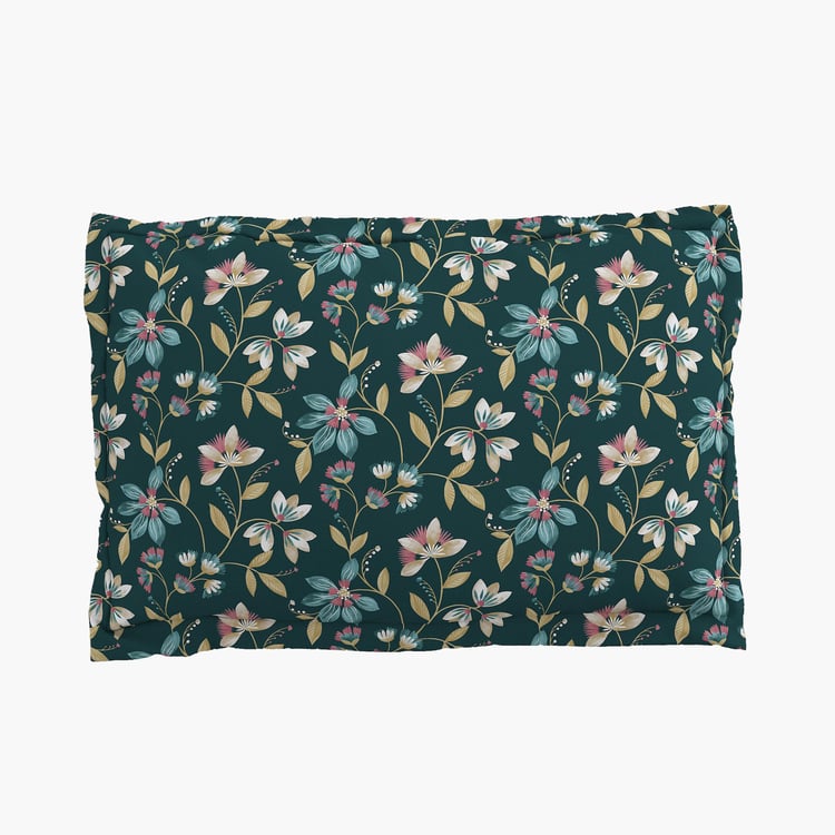 Rhapsody Mond Set of 2 Floral Print Pillow Covers - 70x45cm