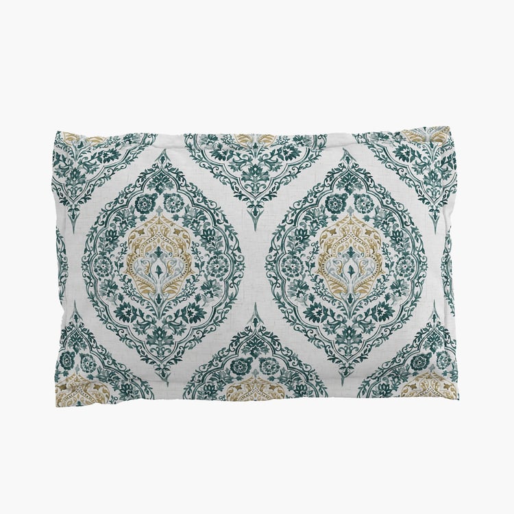 Rhapsody Rhube Set of 2 Floral Print Pillow Covers - 70x45cm