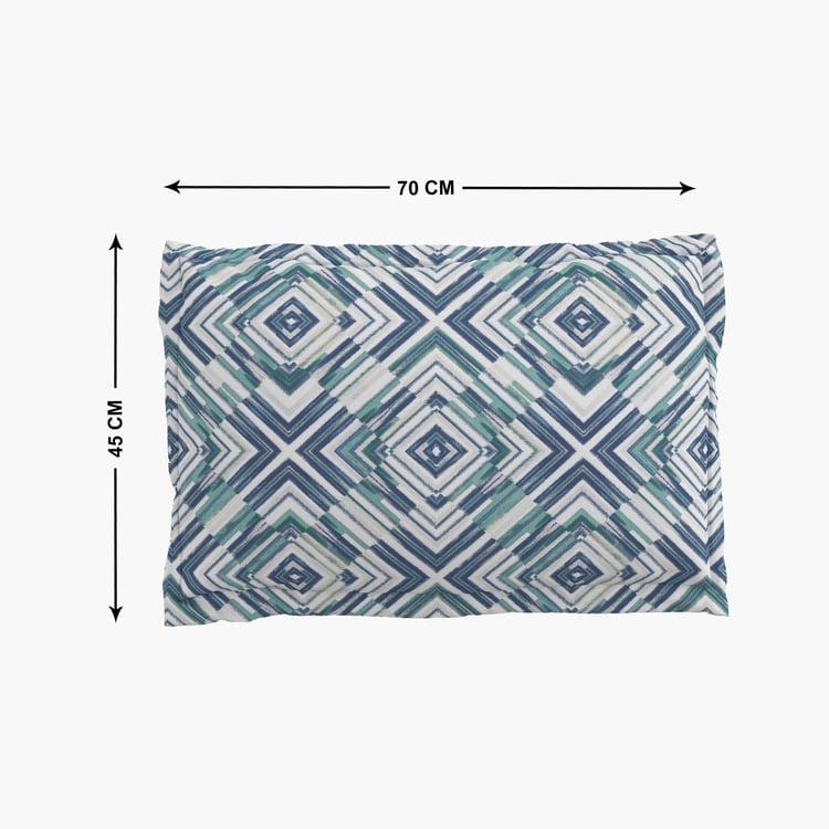 Rhapsody Burst Set of 2 Printed Pillow Covers - 70x45cm