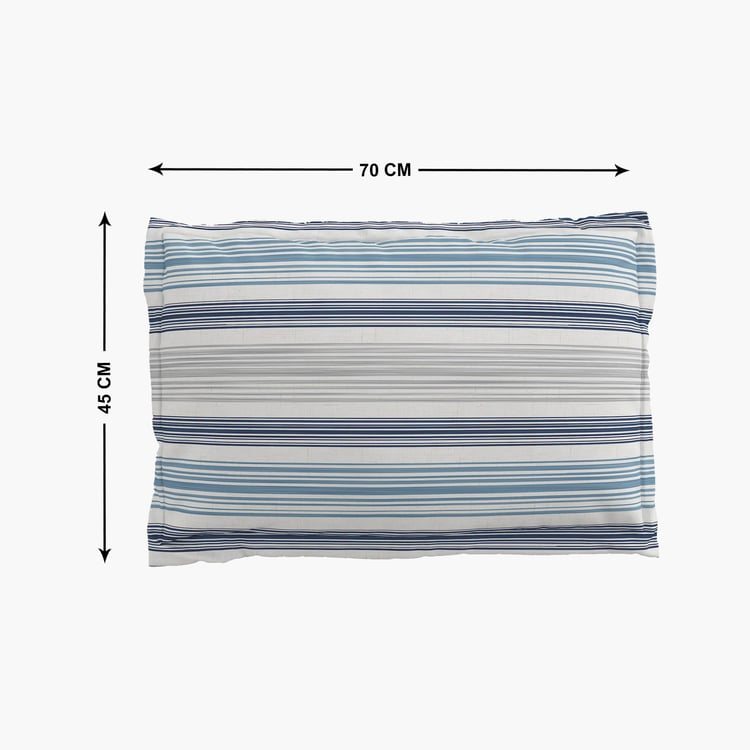 Rhapsody Legion Set of 2 Striped Pillow Covers - 70x45cm