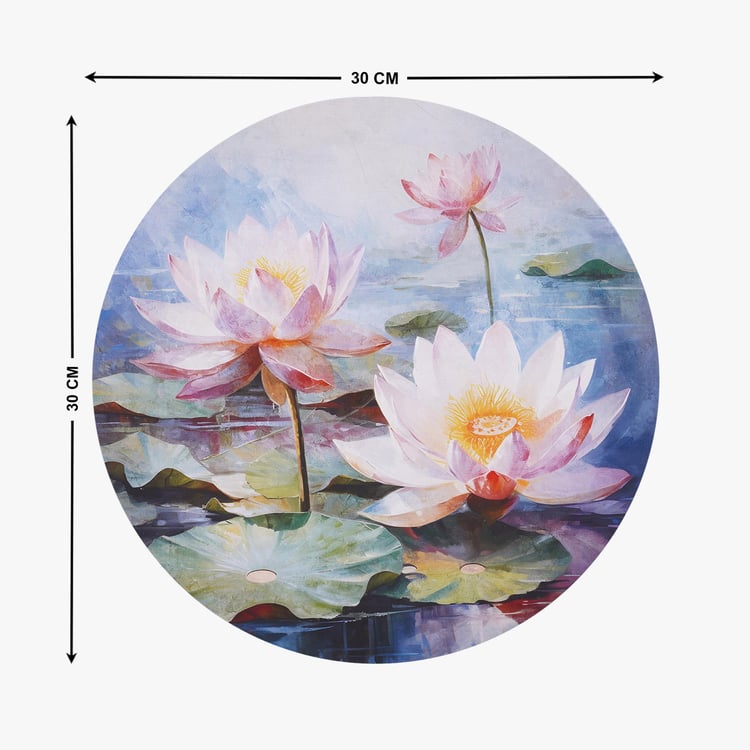 Brezza Set of 3 Canvas Blooming Lotus Picture Frames